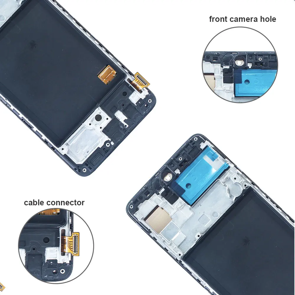 Wyświetlacz AMOLED LCD do Samsung Galaxy A51 4G, ekran dotykowy, digitizer, ekran LCD z ramką do telefonu Samsung A51 A515 — zdjęcie produktu 6