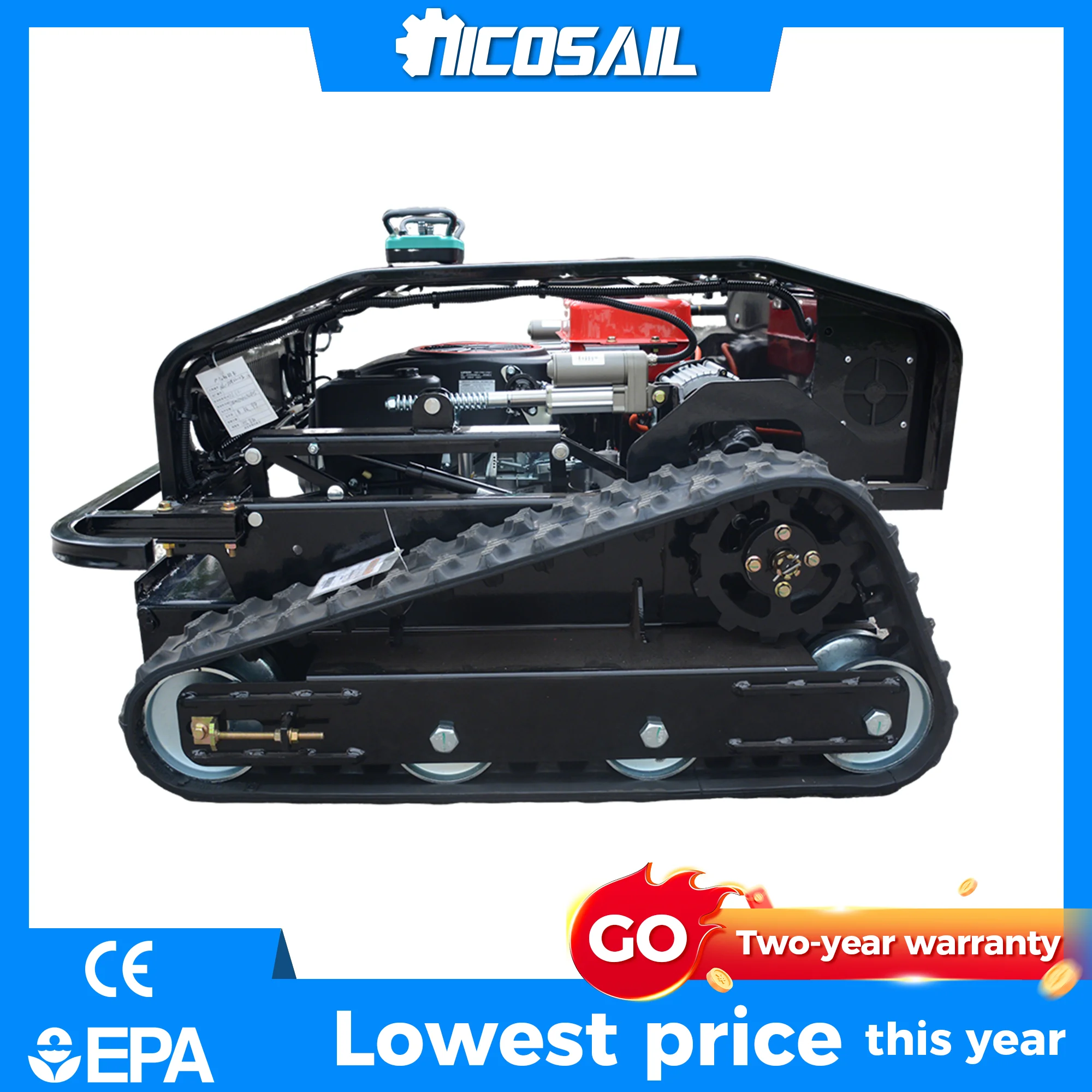 

Robotic Lawn Mower APP Control Wireless Self Propelled Garden Mower with Mulching Function