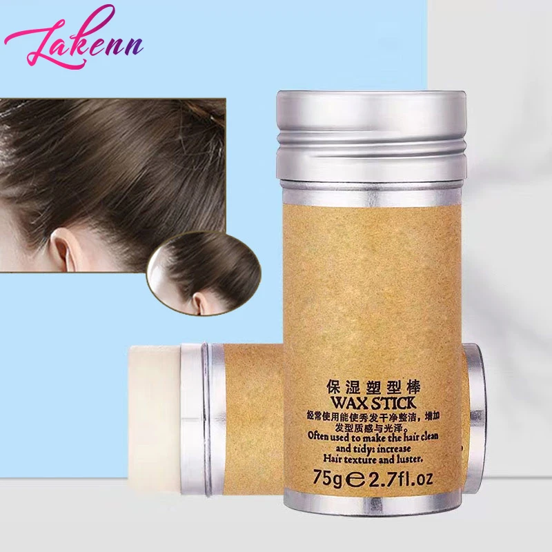 Hair Wax Stick And Brush Styling Wax For Smooth Wigs Slick Stick For Hair Styling Hair Pomade Stick For Flyaways Edge Frizz Hair