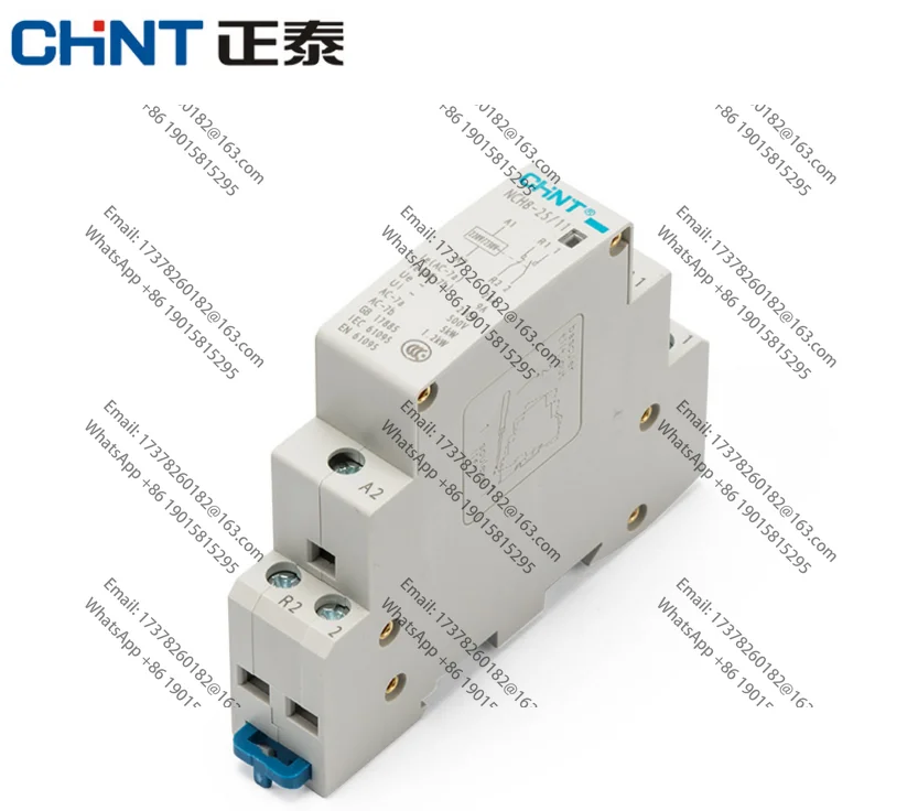 CHNT CHINT-Contactor doméstico Modular NCH8-25/20، 220 فولت، 230 فولت، تيار متردد، 25 أمبير، 1NO، 1NC، 2NO، 2NC سعر 5 قطع
