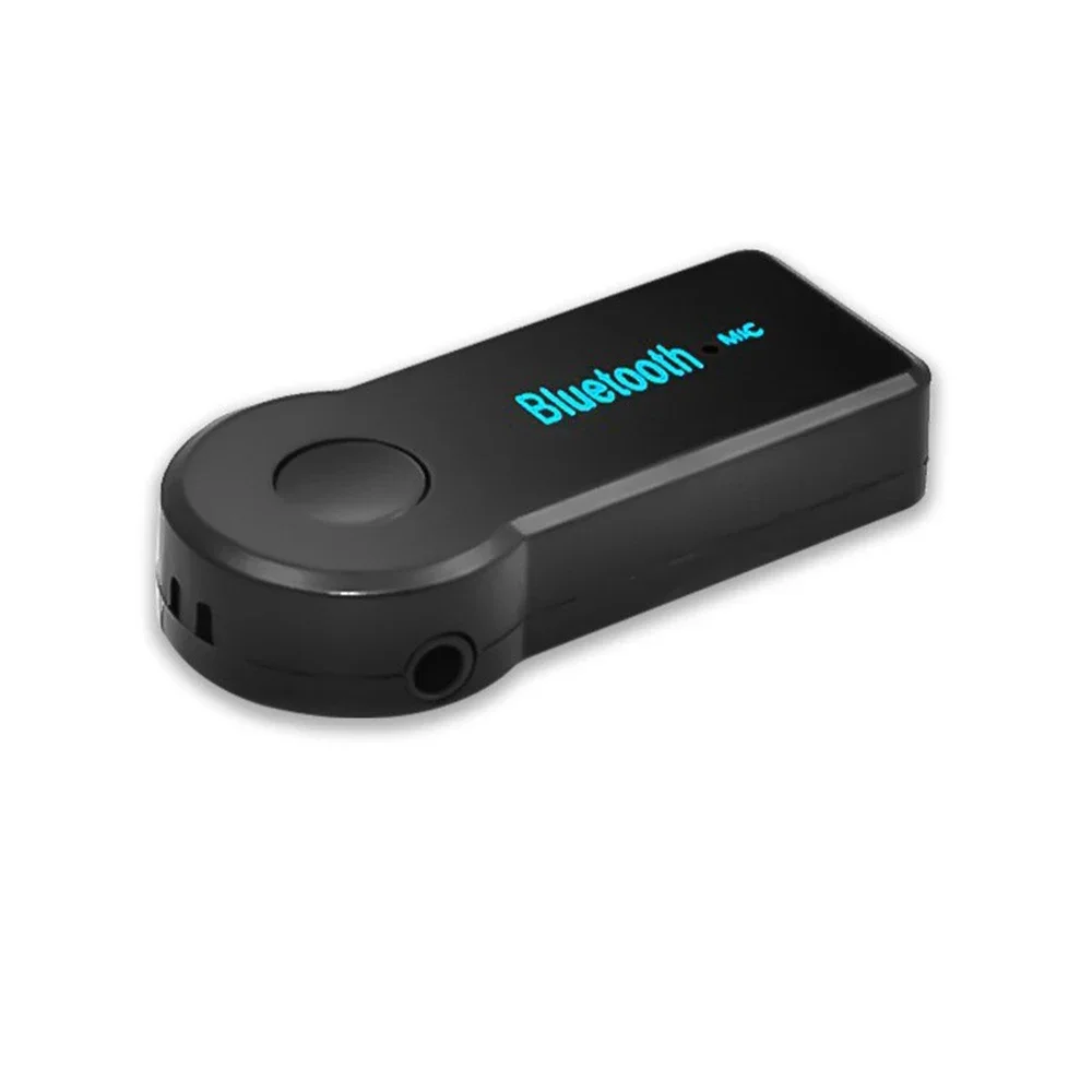 بلوتوث متوافق Aux سيارة يدوي عدة 3.5 مللي متر سماعة لاسلكية تعمل بالبلوتوث متوافق محول الصوت جهاز استقبال للموسيقى مشغل MP3 USB صغير #3