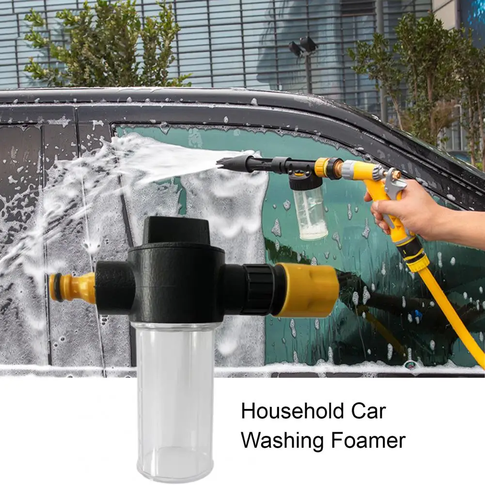 Pressure Foamer Quick Spray Foam with Adjustable Knob Multifunctional Household Car Washing High Pressure Foam Bottle Lance