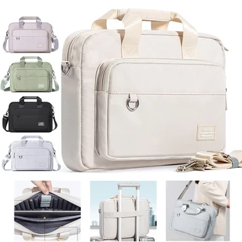 Bolso de hombro para ordenador portátil para hombre y mujer, 13 14 15,6 pulgadas, para Macbook Air Pro 13,3 15 M3 Pro 14,2 16 M2 Acer ASUS Toshiba Microsoft Surface