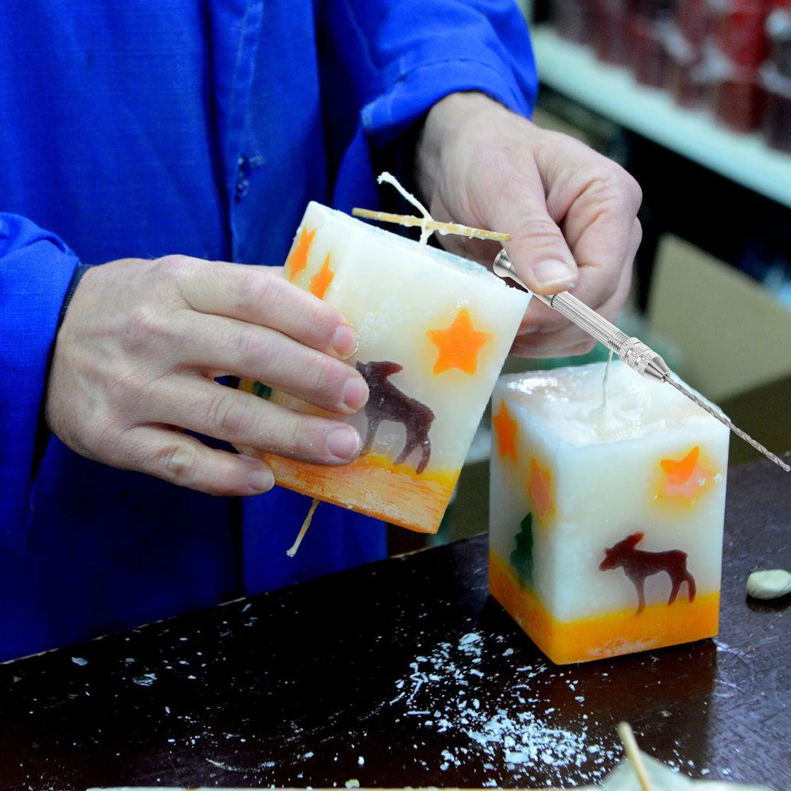 

1Set Manual Hand Drill Metal Mini Drill Bits Set for Making Jewelry Assembling DIY Woodworking Precision Craft Tool