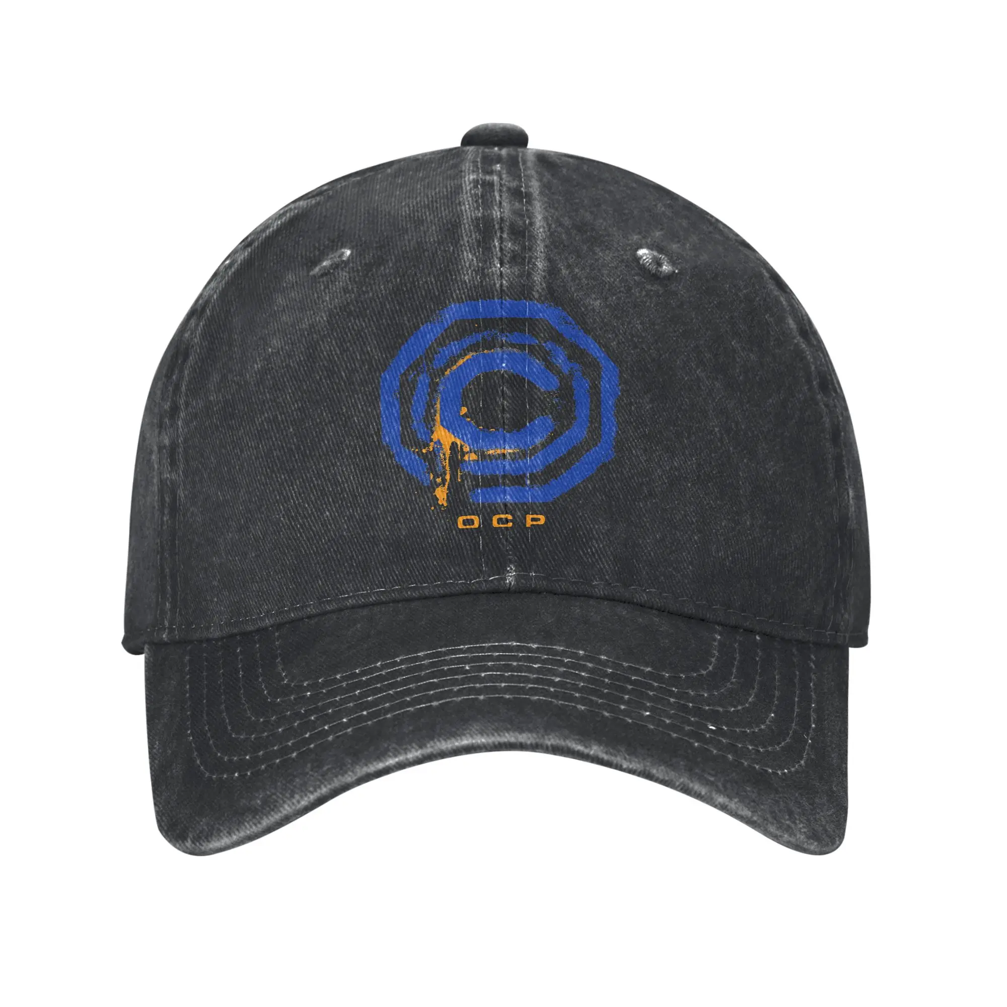 Unisexowa czapka OCP z Robocops, stylizowana na czapkę baseballową, retro, typu trucker, z regulacją