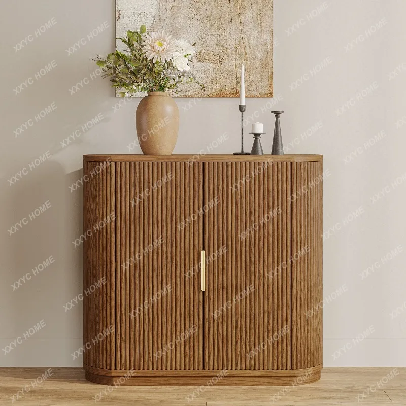 

Used style casual solid wood sideboard retro living room for home storage cabinet restaurant storage cabinet wabi-sabi style