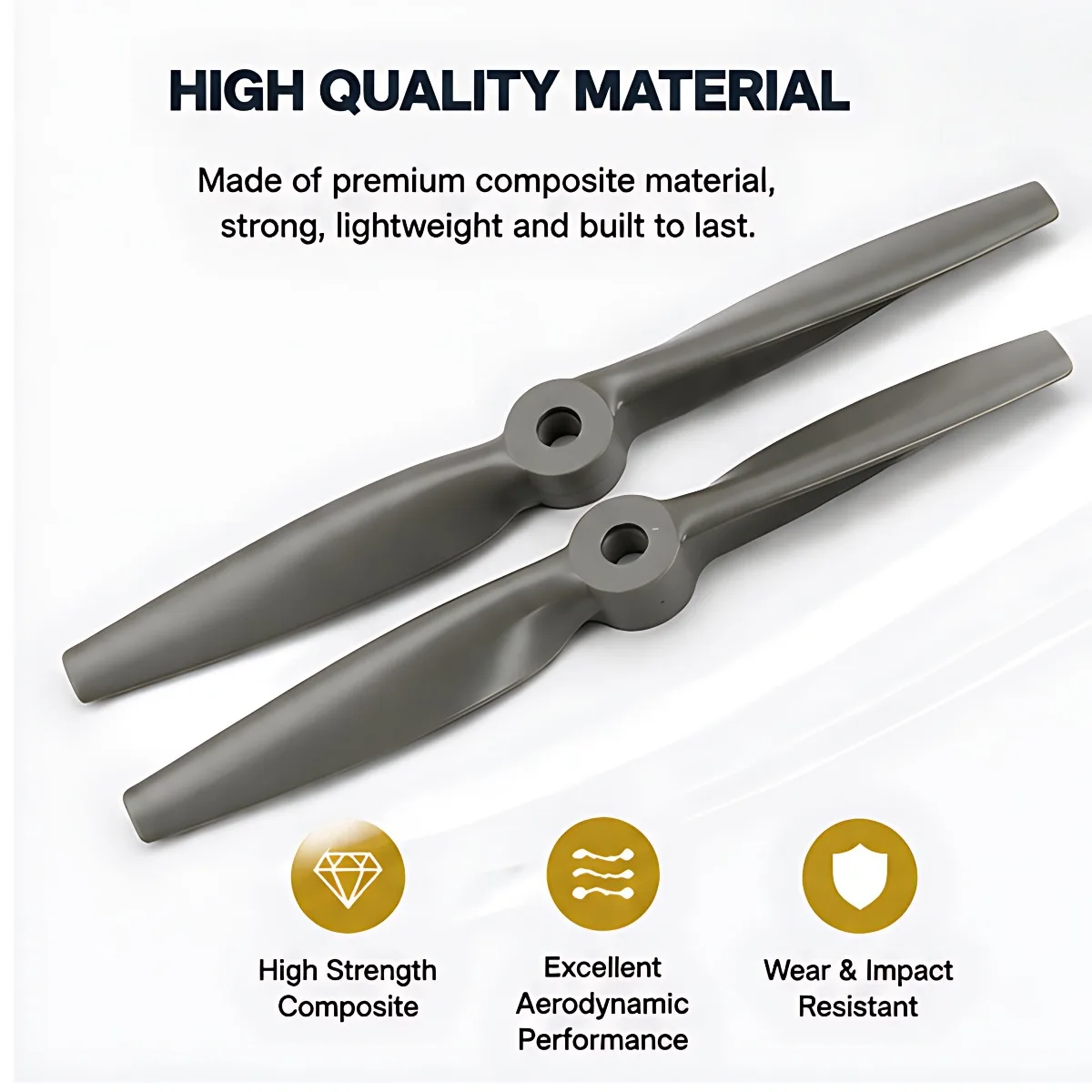 8x4 10x4 Gas/Electric Propeller for RC Airplane Fixed Wing Glow/Nitro/Brushless Motor - view 2