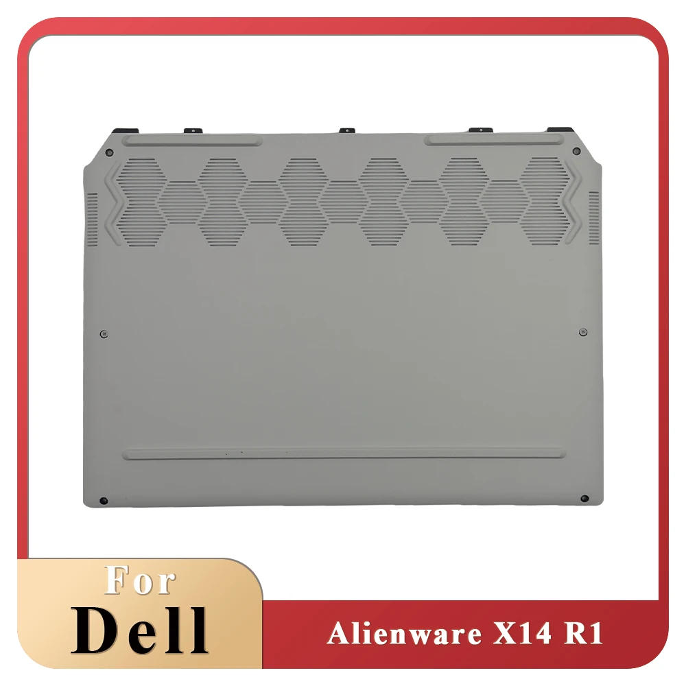 

New For Dell Alienware X14 R1 Laptop Bottom Case Lower Cover 0KNDF5 KNDF5 AM3PB000A01 White