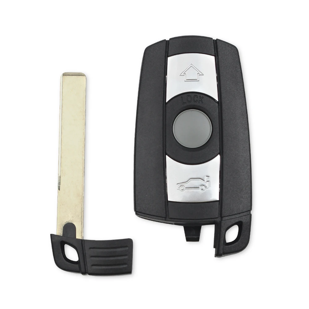 KEYYOU 868MHz 3 Buttons Remote Car Key for BMW E60 E61 E70 E71 E72 E81 E82 E87 E88 KR55WK49123 Smart Key