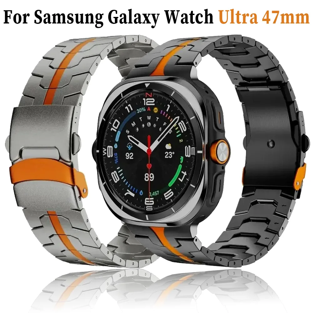 

Ремешок из титанового сплава для Samsung Galaxy Watch Ultra 47 мм, высококачественный браслет-браслет для Galaxy Watch Ultra Band, аксессуары