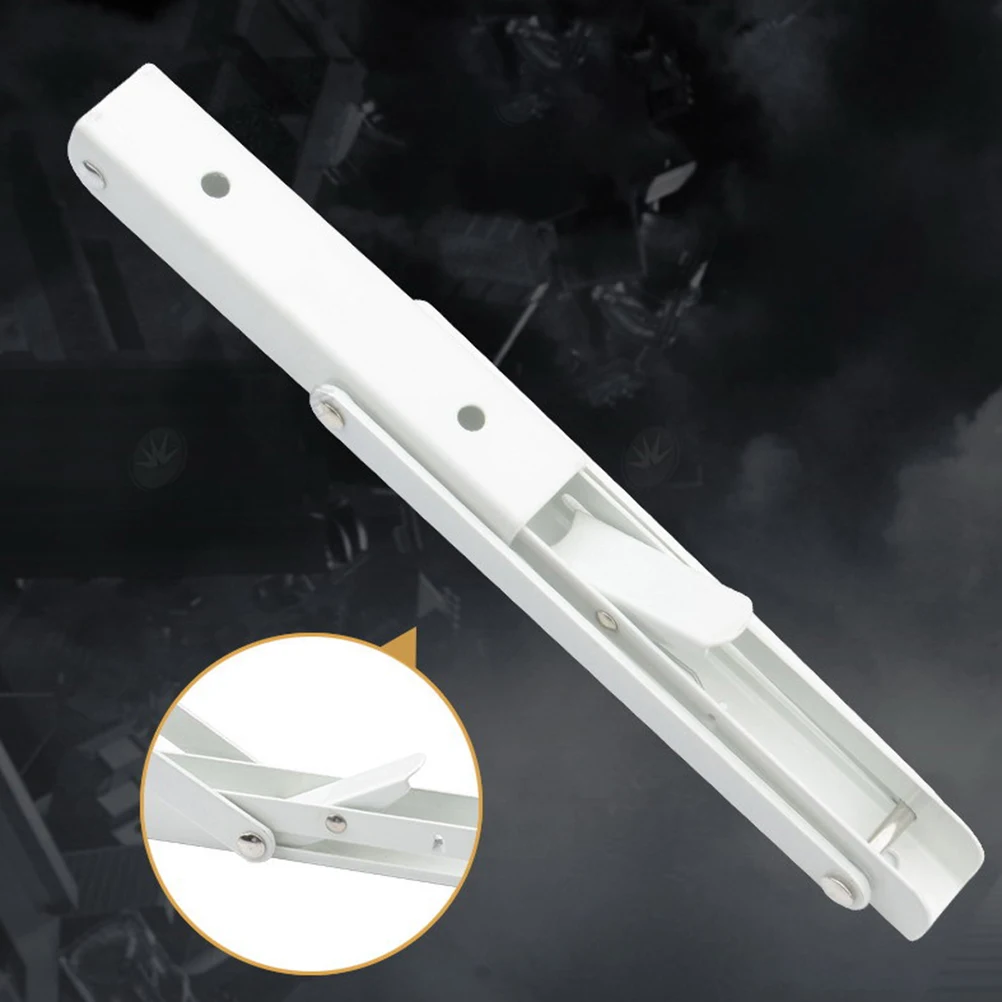 

16 Inch Foldable Desktop Shelf Bracket Heavy Duty Cold Rolled Steel Wall Mount Support For Books Ornaments Storage Triangle