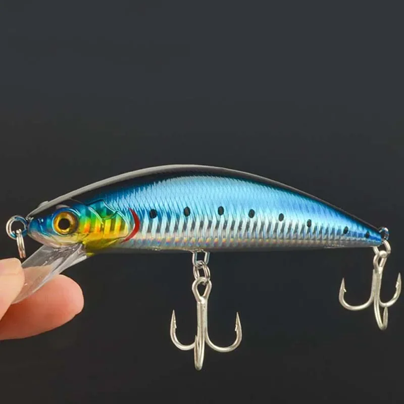 3 Pcs Minnow Jig Lure Set 40g 60g 80g Sinking Hard Bait Tackle for Fly Fishing - Ocean Fishing Lures with Release Feature