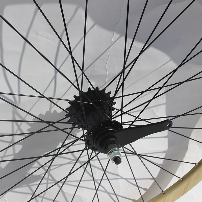 Naturefly الفاصلة الخيزران الطريق عجلة دراجة العجلات 700C دورة دراجة الحافات المسار سباق