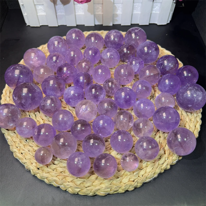 

Wholesale Crystal Crafts HIgh Quality Balls Natural Amethyst Sphere For Home Decoration