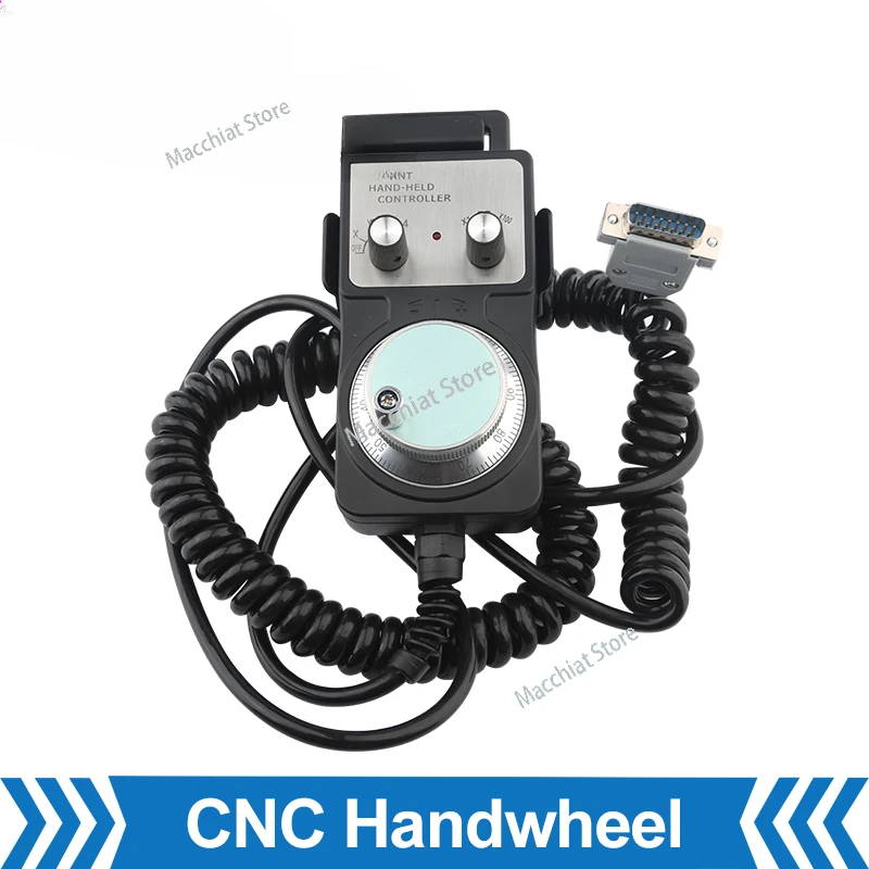 Ncstudio Handwheel Pulse Generator CNC Electronic MPG 15-Pin Connector Hanging Router Syntec System