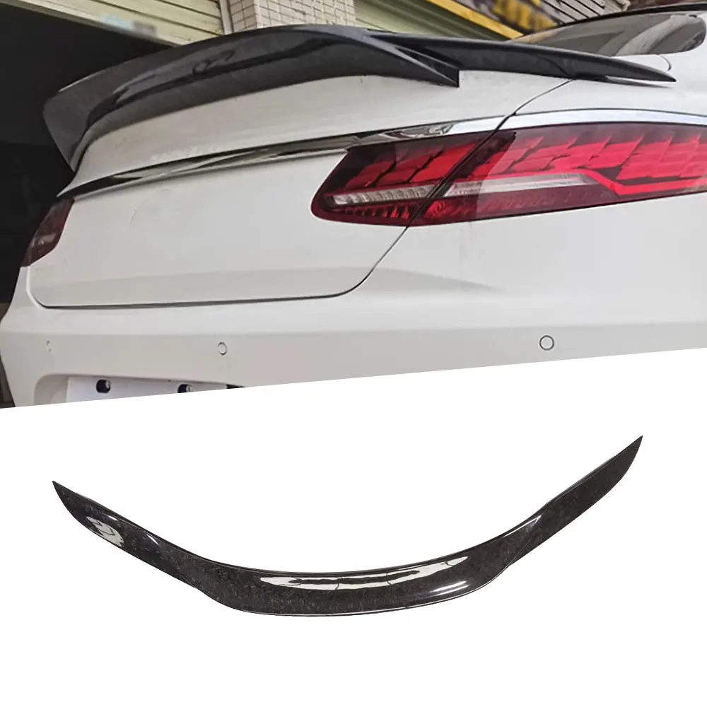 

Forged Carbon Rear Trunk Duck Spoiler Wing for Benz S Class W217 C217 S63 S65 AMG Coupe 2015-2020 Car Accessories