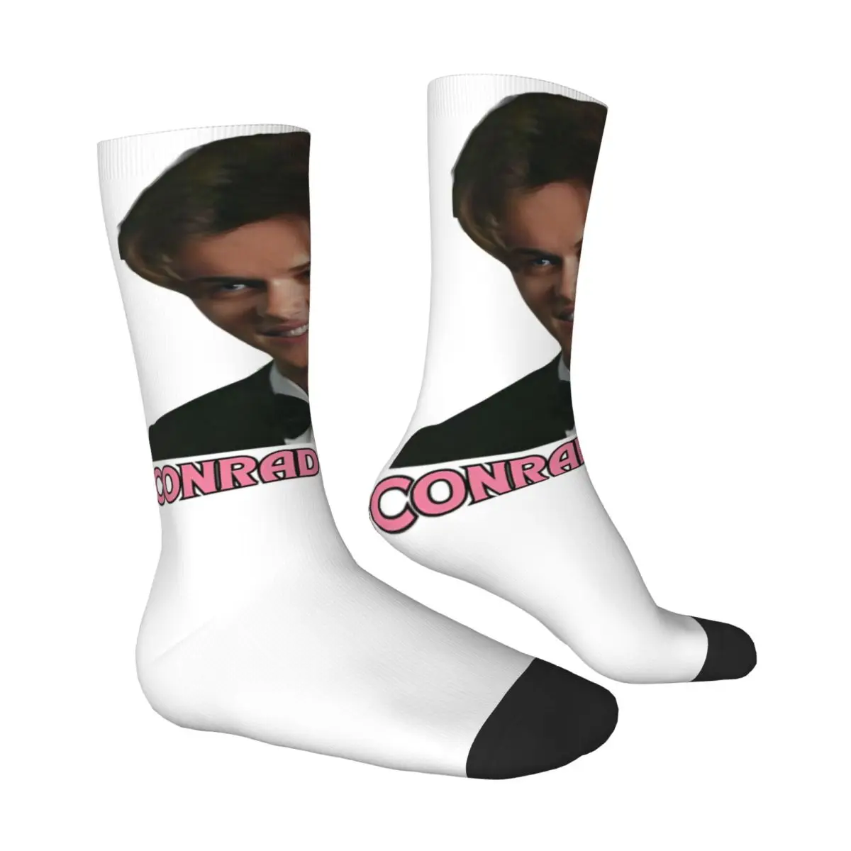 كونراد فيشر جوارب غير شرعية للبالغين الرجال الصيف تحولت جوارب جميلة جوارب ناعمة متوسطة الخريف الجري جوارب مضادة للعرق #3