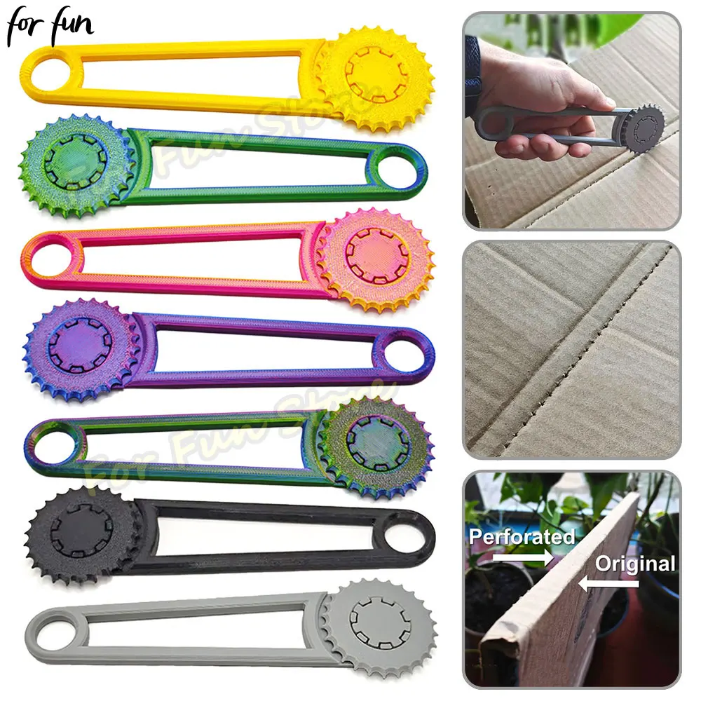 

For Fun Cardboard Box Punch Tool Handheld Hole Punch Home Cardboard Box Puncher Punching Tools DIY Craft Packaging Supplies