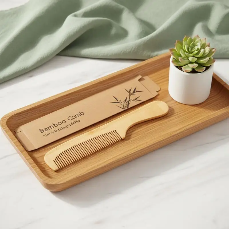 1/2/3Pcs Bamboo Massage Comb Anti Static Hair Care Brush Portable Hairdressing Styling Tool For Men Women Daily Grooming