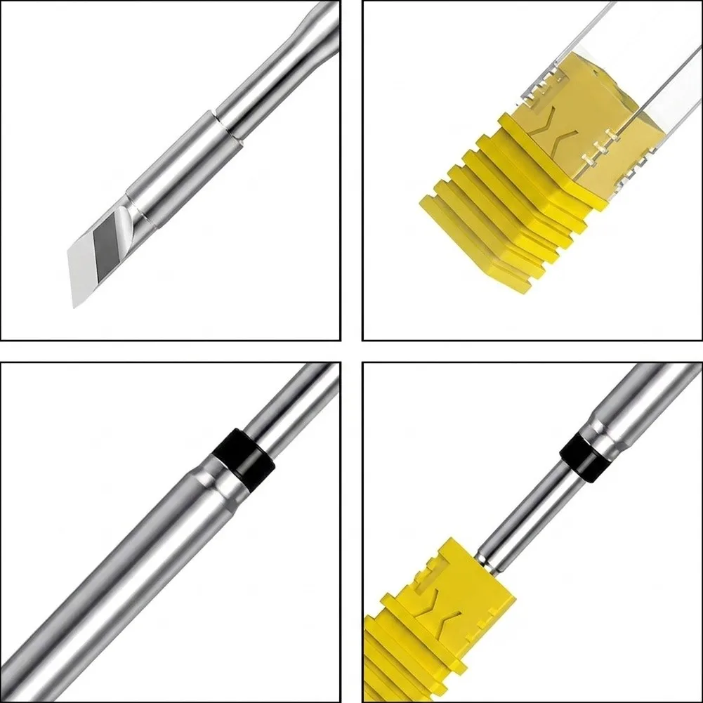 1pc C210 Soldering Iron Tip Parts Solder Head Replacement Kit All-in-one Soldering Iron Heating Element Welding Nozzle Tools