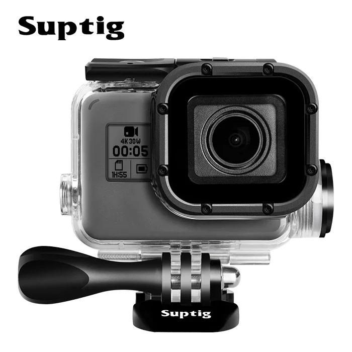 Rechargeable waterproof case for GoPro Hero 6/5/ 7 black