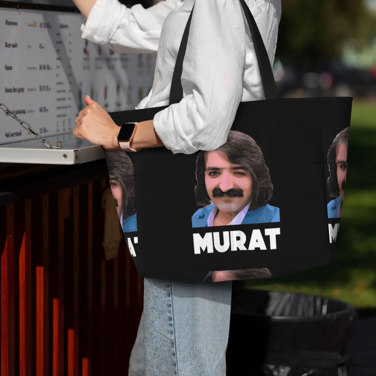 Murat Erdem Erdemin Turkish Winker Beach Tote Bag Sport Gym Yoga Duffle Large Tote Bag Women Travel Bag Fitness bag