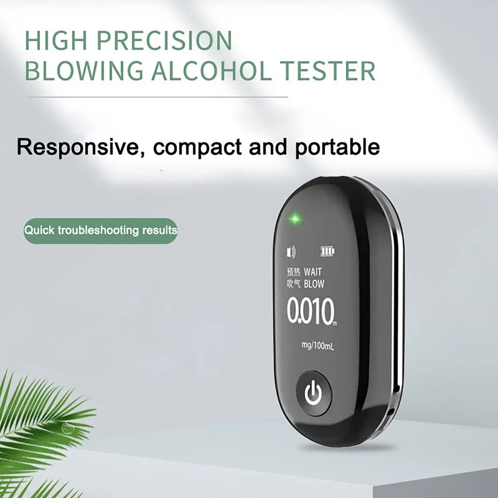 Portable Alcohols Detector TFT Display Screen High-Sensitive Non-Contacting Breath Blow Tester Quick Response BAC Testing Analyz
