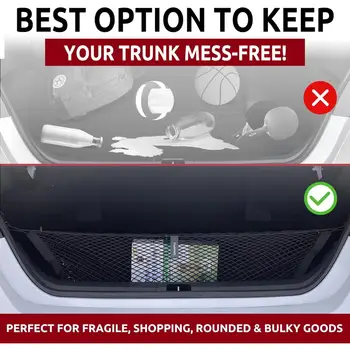 Síť do zavazadlového prostoru ve stylu obálky pro Toyota Camry 2018-2024 - Autopříslušenství - Prémiový organizér a úložný prostor do zavazadlového prostoru 10 nejlepší prodej Organizér do kufru Toyota Camry - №1