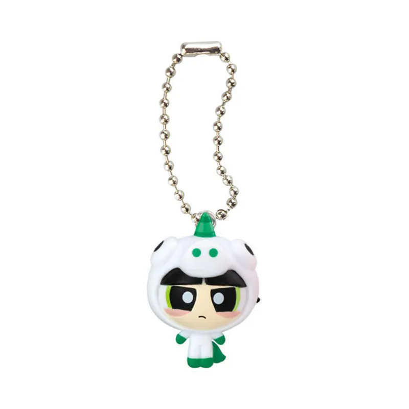 Bandai Powerpuff Girls Blossom Unicorn Rabbit Shape Pendant Keychain Gashapon Mini Figure Bag Charm For Adult Collectors view 4