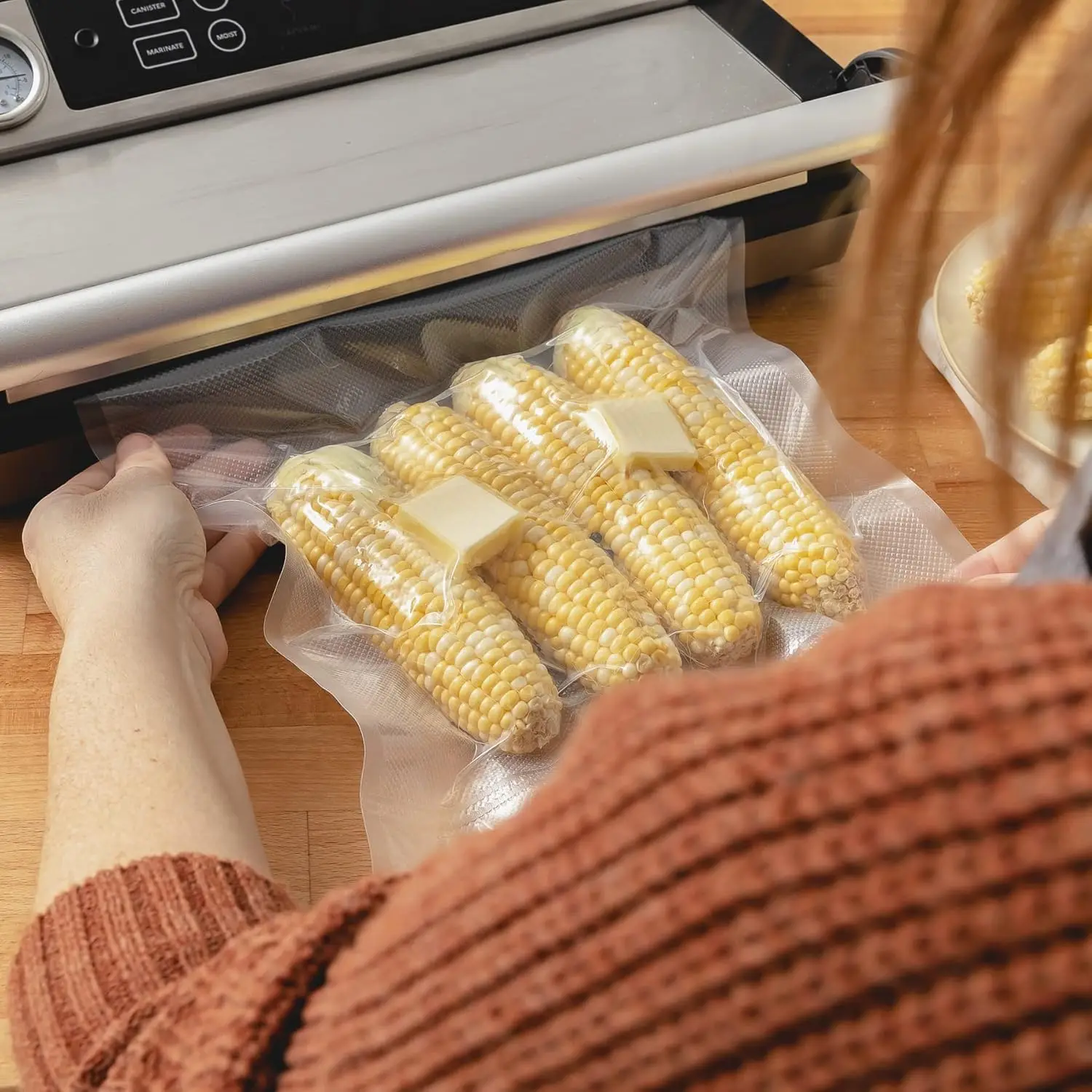 Vakuum-Lebensmittel versiegelung für Lebensmittel, Vakuum verpackungs maschine für Fleisch versiegelungen, kompakte Vakuum versiegelung