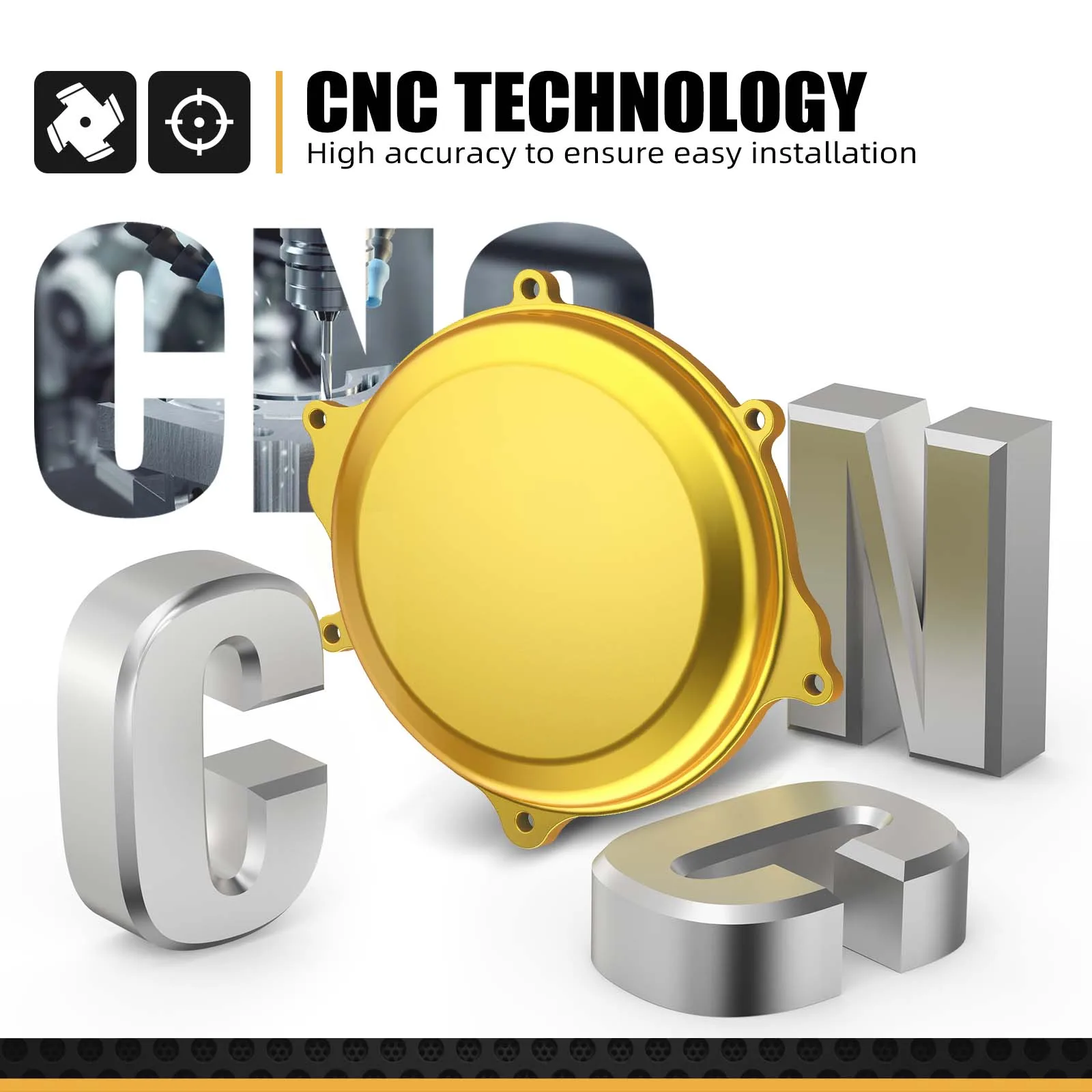 

NICECNC Motorcycle Engine Outer Clutch Cover Guard For 2024 2023 Suzuki DRZ400 DRZ400S DRZ400SM DRZ400E 2000-2024 DR-Z400 E S SM