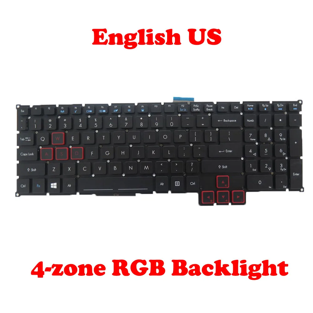 Laptop RGB Backlight US NE UK Keyboard For ACER G9-591 G9-592 G9-593 ACM15C83T0 ACM15C86DN ACM15C86GB Nordic NE English US New