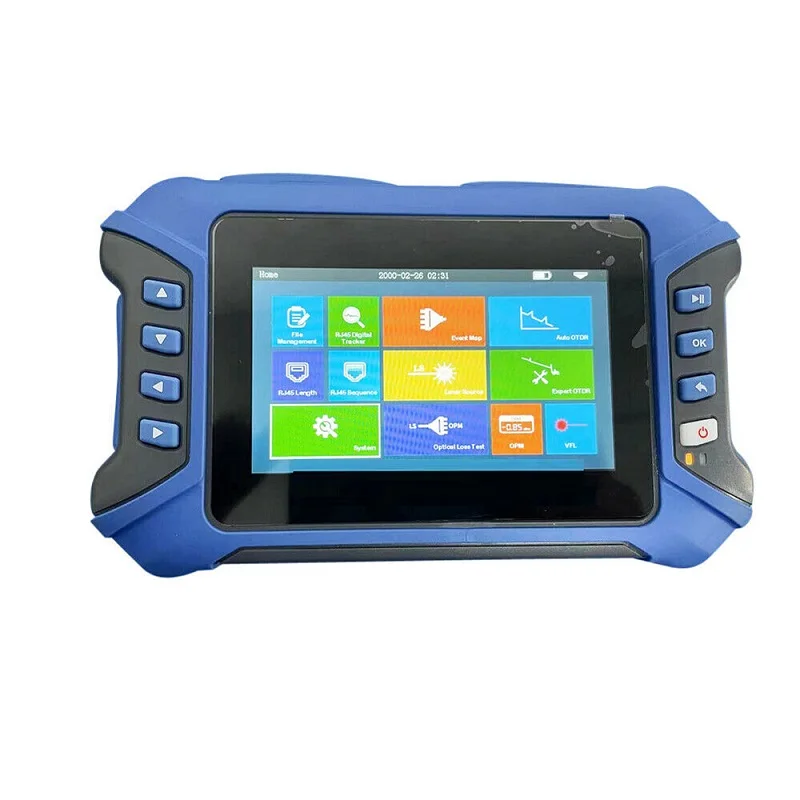 Optical Fiber Mini Pro OTDR Optical Time Domain Reflectometer 12 in 1 Functions 100km 4.3 Inch Touch Screen