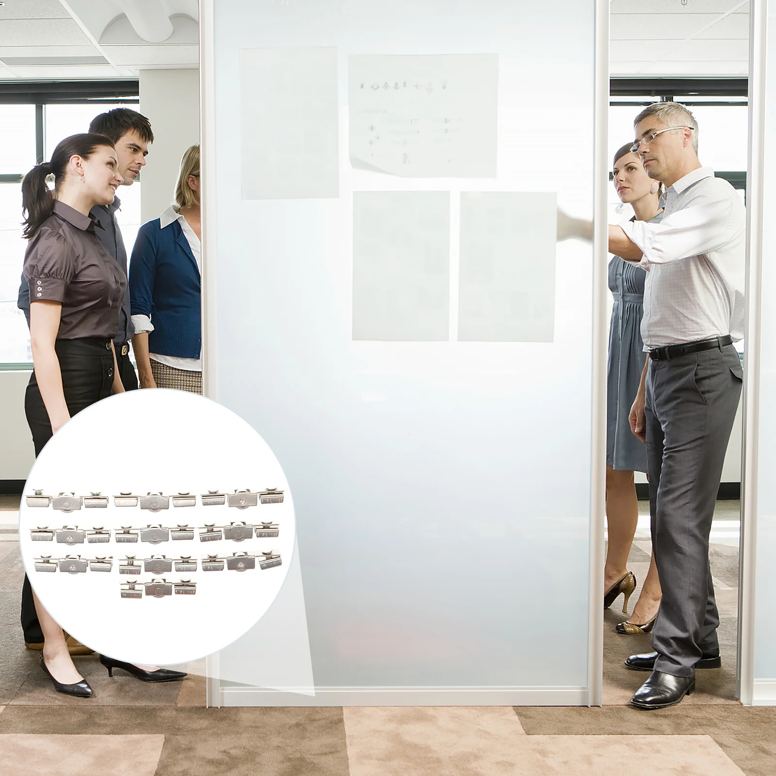 10 قطعة بكرة منزلقة من الفولاذ المقاوم للصدأ للأبواب الزجاجية حركة سلسة لا خدوش أو ضرر بكرة باب عجلة منزلقة #2