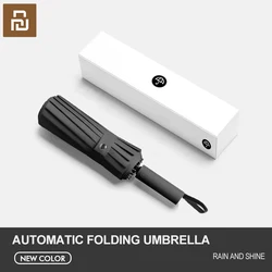 Youpin Umbrella Upgrade 16 Ribs Windproof Double Layer Resistant Fully Automatic UV Parasol Sun Rain Dual Use Umbrellas