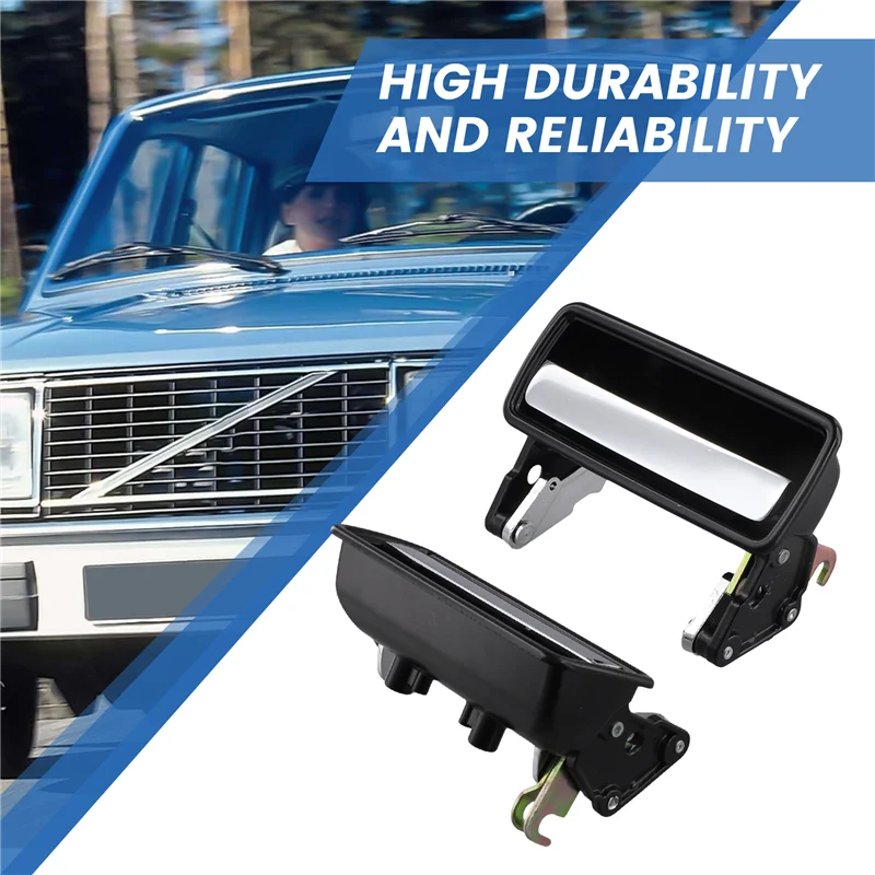 

A73X-For Volvo 142 164 240 245 260 262 Car Front Rear Outside Exterior Door Handle 1202430,1202431,83432430 83430431