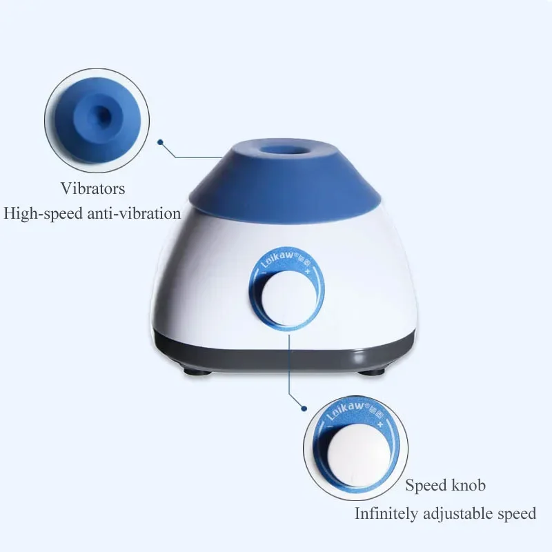Small Volume Constant Speed Vortex Mixer VX-M VX-MT Mini Centrifugal Test Tube Oscillator Infinitely Adjustable Speeds