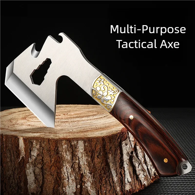 Camping vehicle equipment, survival tactics, axe, chopping wood, portable outdoor, multi-purpose, portable