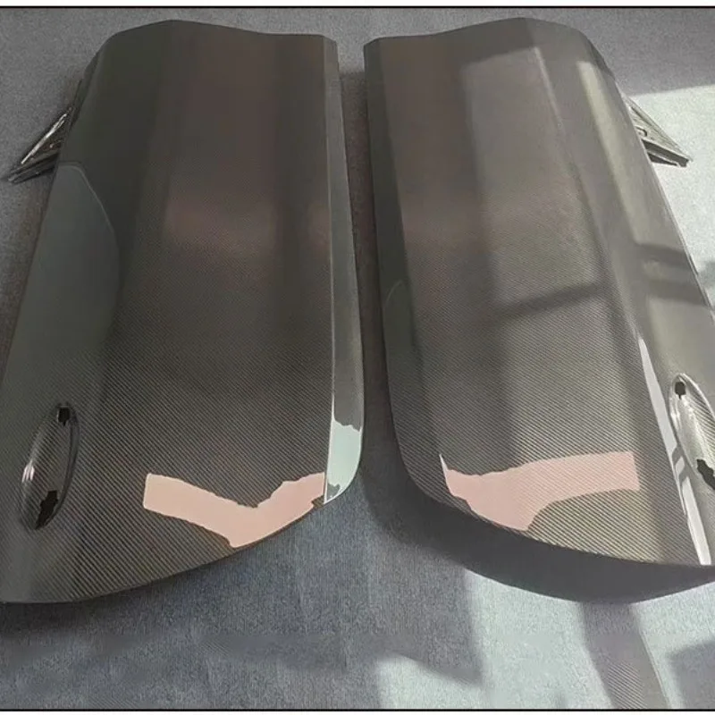 carbon fiber door replacement and installation small surround for car modification and upgrade