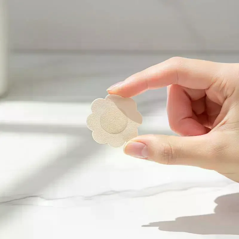 60PCS Women Summer Invisible Nipple Covers Pads Ultra Thin Fabric Chest Stickers Disposable Lift Pasties Daily Wear Intimate Und