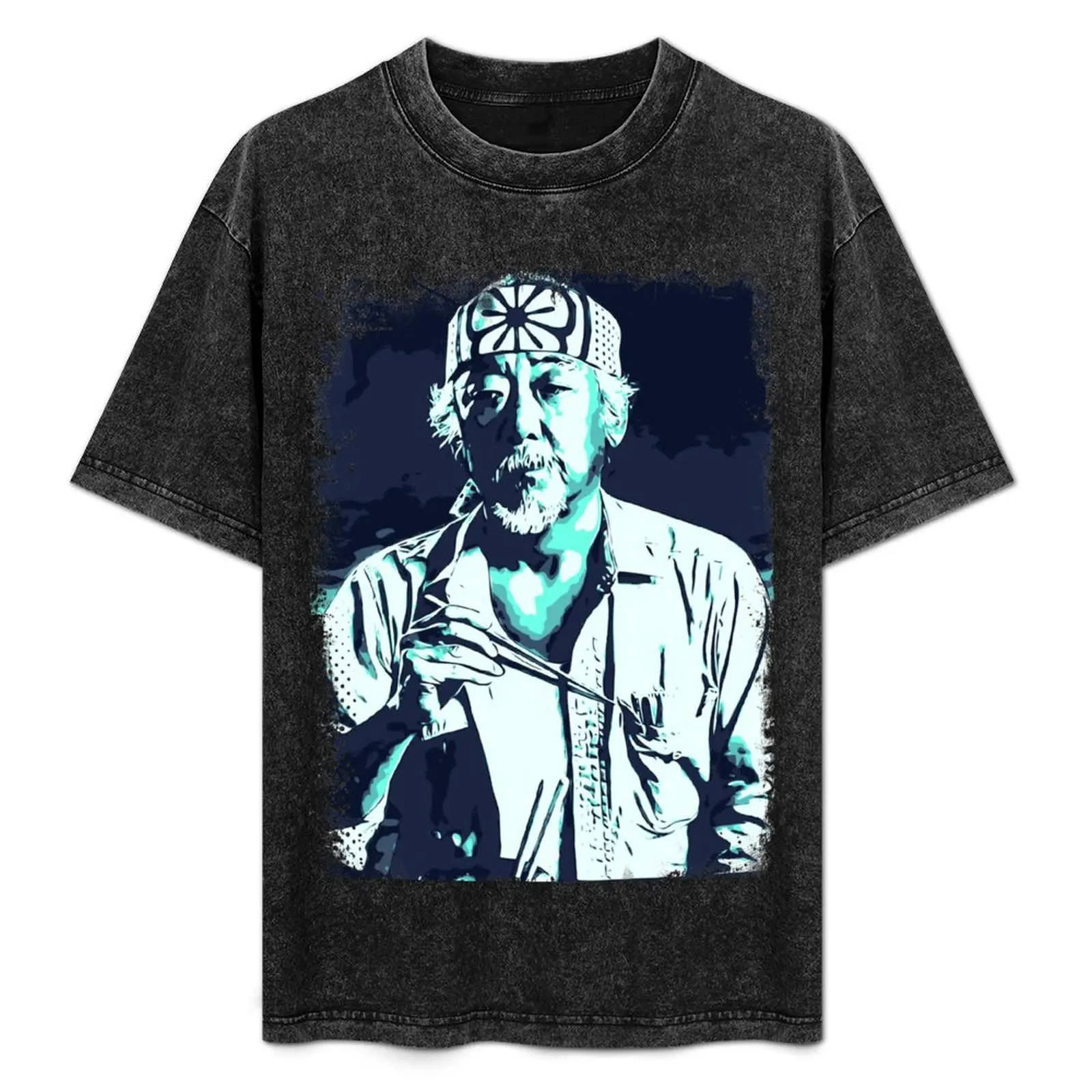 

Mr. Miyagi with Chopsticks T-Shirt Casual Daily Wear Short Sleeve Top