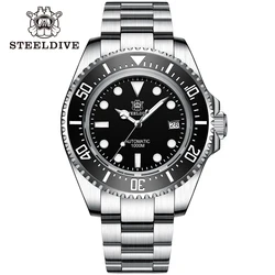 STEELDIVE SD1964 New Arrival 2024 Oversize 45.4mm Stainless Steel 1000M Waterproof NH35 Automatic Mens Dive Watch with Valve