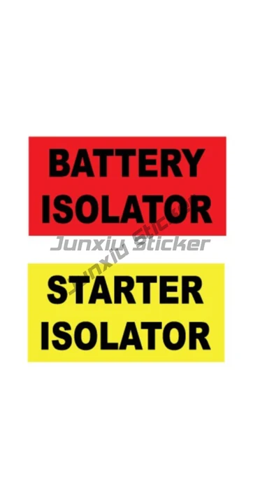 

НАКЛЕЙКИ НА ИЗОЛЯТОР ИЗОЛЯТОР ДЛЯ АККУМУЛЯТОРА ИЗОЛЯТОРА СТАРТЕРА, Предупреждающие наклейки, Предупреждение S