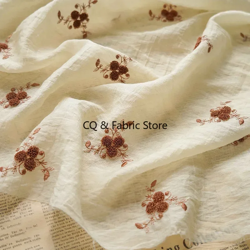 Мягкая трехмерная тюлевая ткань с цветочной вышивкой для одежды, маленькие подтяжки, аксессуары ручной работы «сделай сам»