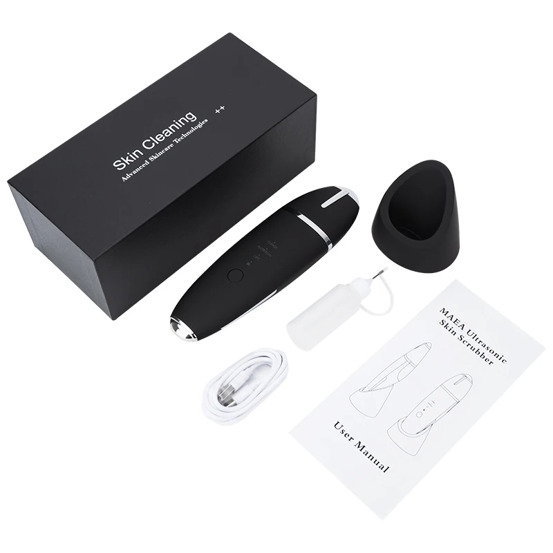 2025 Ultrasonic Skin Scrubber Blackhead Exfoliation Dead Skin ทําความสะอาดไม้พายทําความสะอาดลึก Scraper Facial Lifting Firming