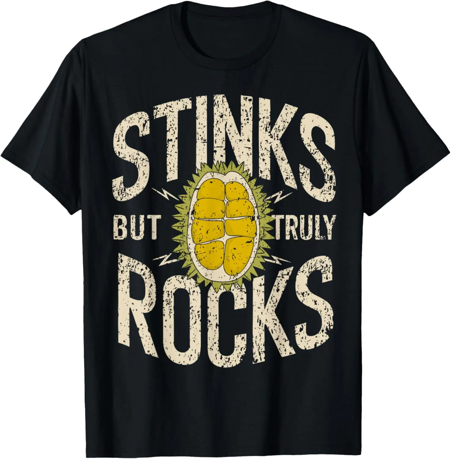 

Фрукты Дуриана Сторки, но настоящая футболка Rocks Durian