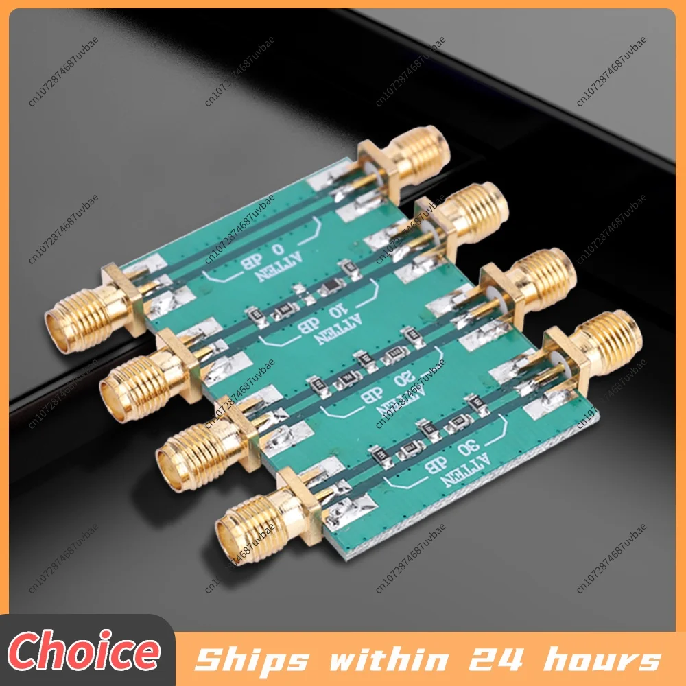 DC-4.0GHz Radio Frequency Attenuator SMA Double Female Head Fixed Attenuator Module 0dB 10dB 20dB 30dB RF Attenuator Board 200mW