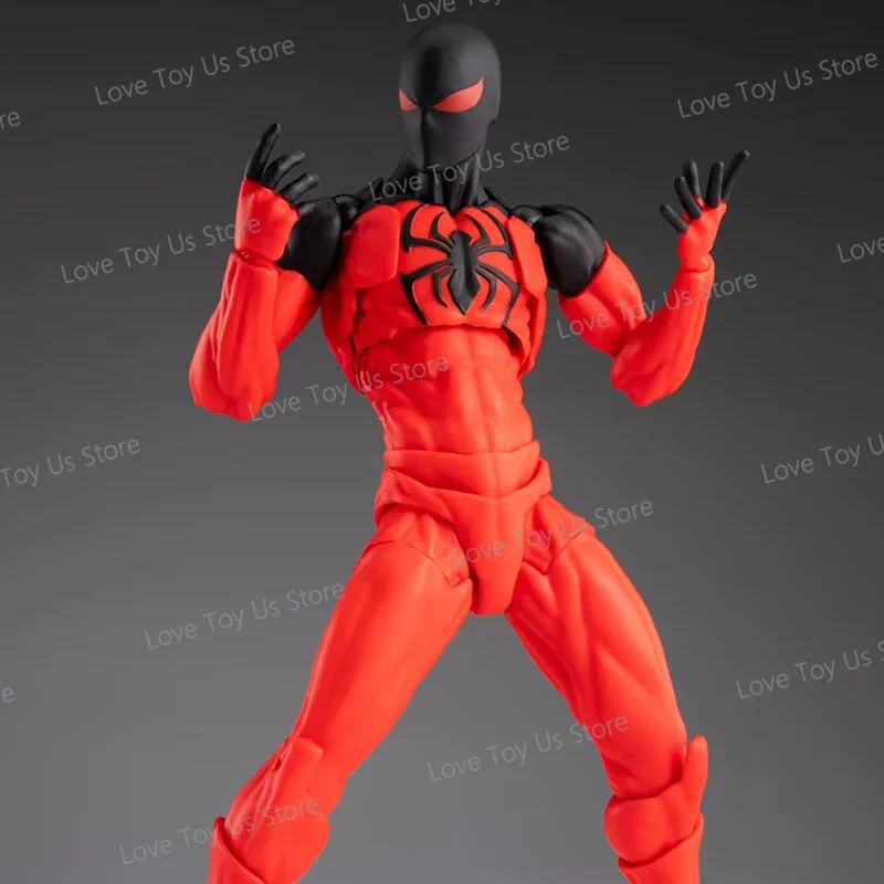 متوفر في المخزون ألعاب الفوضى الرجل العنكبوت سيمبيوت بدلة سوداء الجار القرمزي العنكبوت سبايدرمان Messtoys أنيمي ألعاب هدايا شخصيات الحركة #6