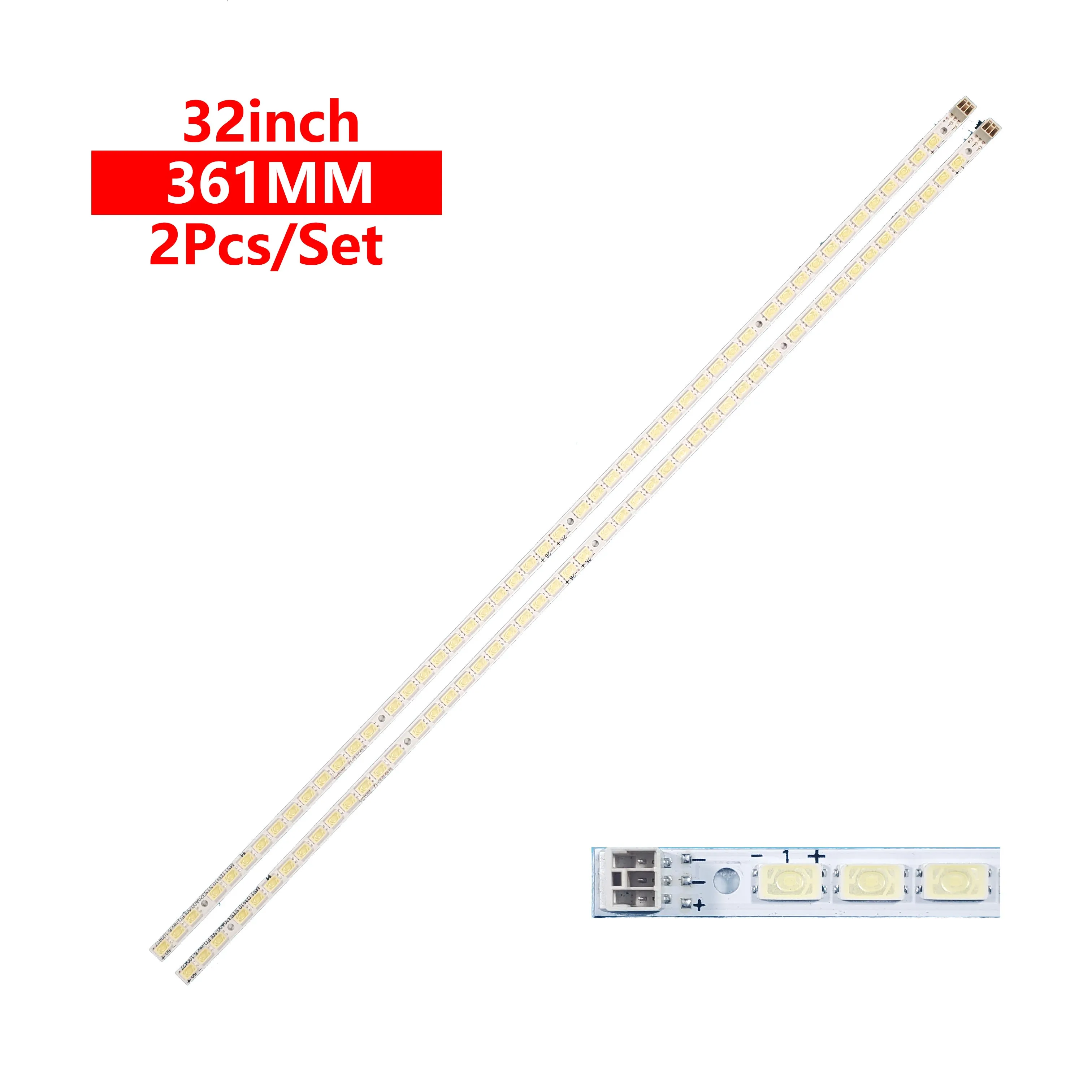 Tiras LED para TV STS 320A00 50LED para TV de 32 pulgadas STS 320A00 2 piezas/juego TV de 32 pulgadas LED LED32MS92C LED32IS95N