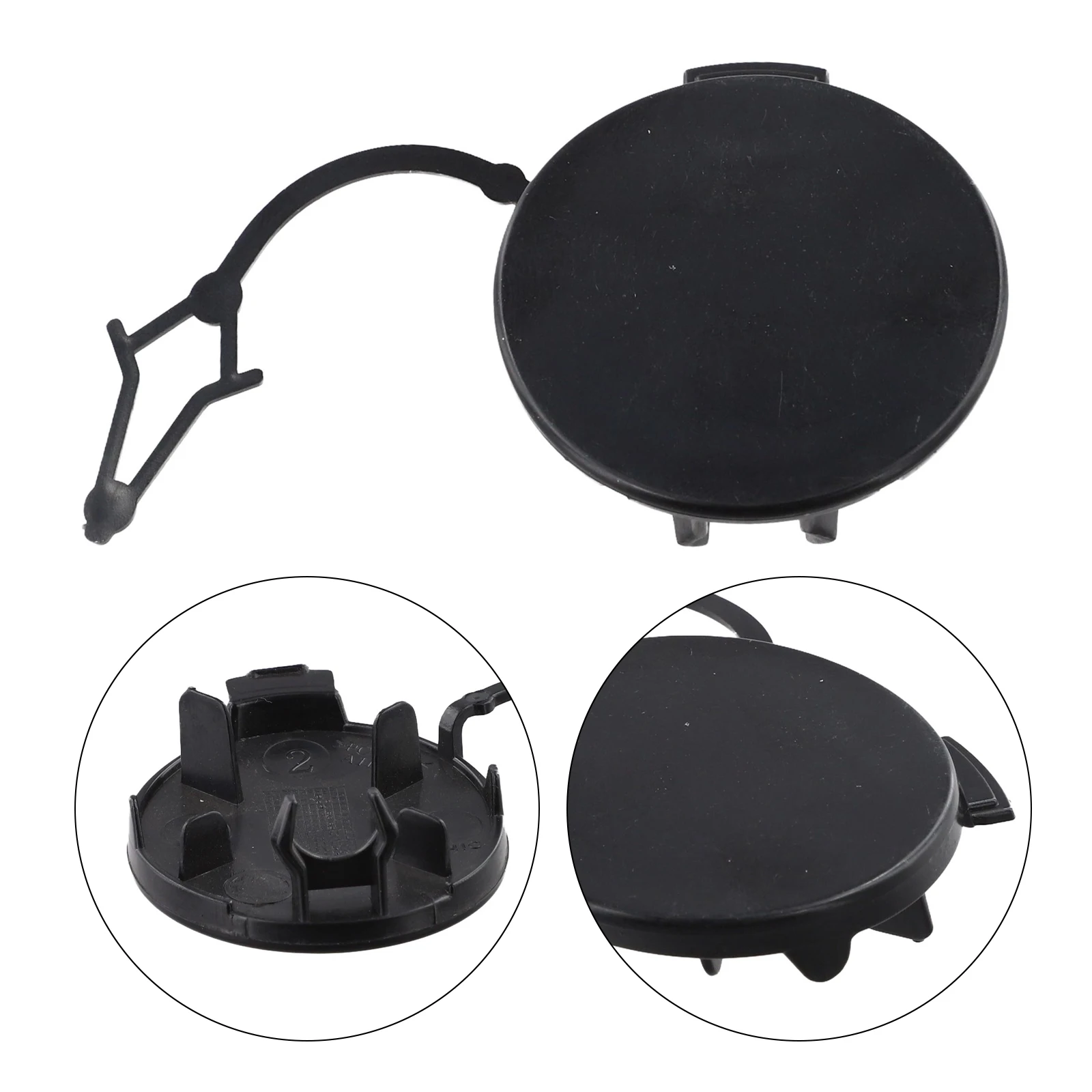 Tow Hook Cover Cap Trim for Front Bumper 5G0807241D Compatible with For Golf MK7 2017 2020 Plastic Replacement